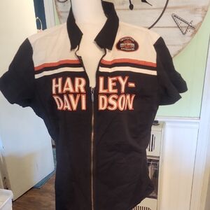 Harley-Davidson Black and White Jacket